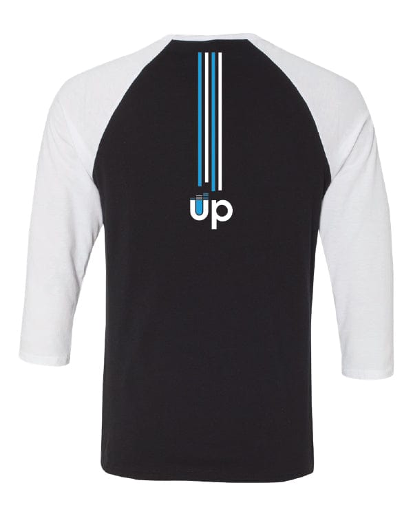 Level Up Automation Quarter Sleeve Level Up Baseball Tee Shirt