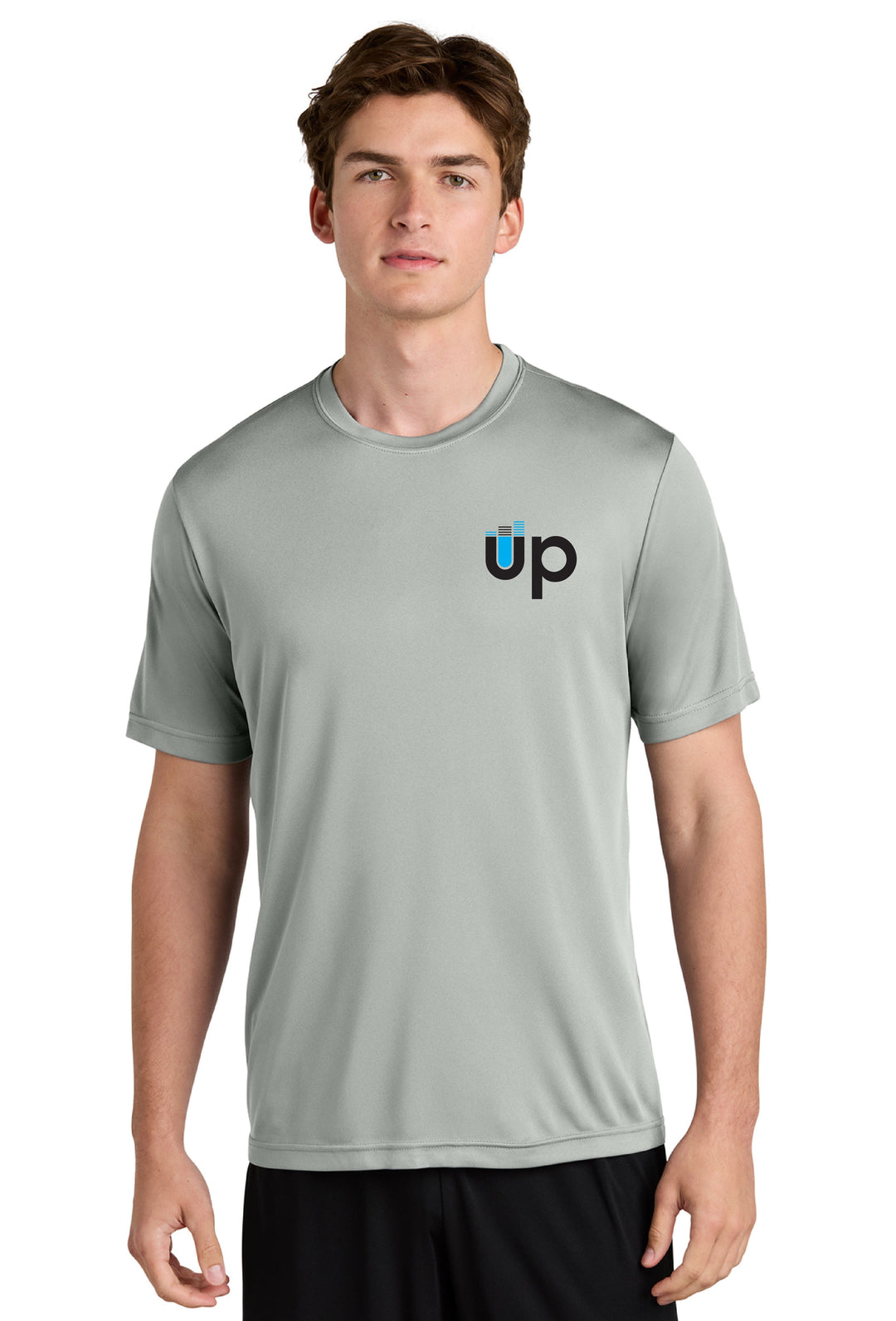 Level Up Automation XS Athletic Grey Level Up Short Sleeved Tee Shirt