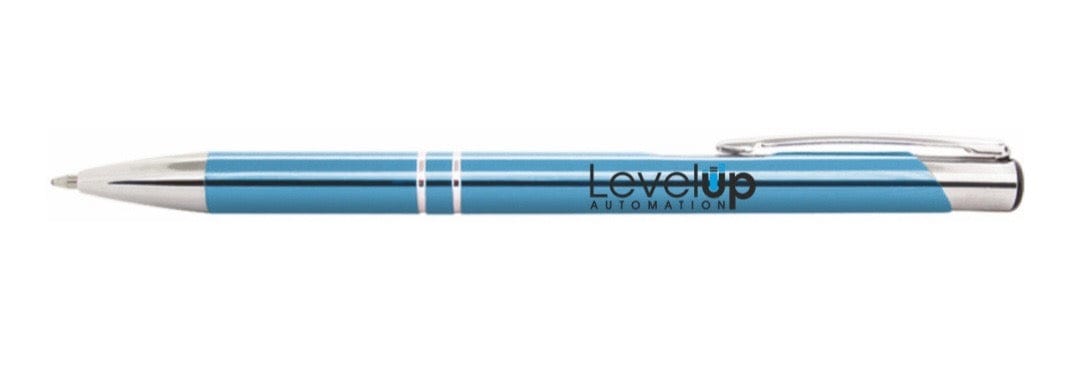 Level Up Automation Level Up Blue Pens - Black Ink - metal material
